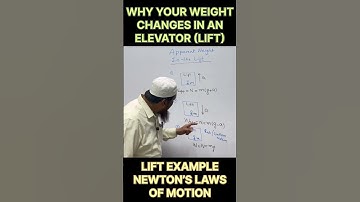 WHY YOUR WEIGHT CHANGES IN AN ELEVATOR (LIFT) #education #physics #mhtcet2025 #neet2025 #nlm
