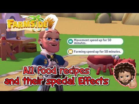 Farmside - All Food Recipes and their Special Effects