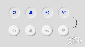 CSS Neumorphism Radio Buttons UI Design Using HTML, CSS & JavaScript | CSS Effects