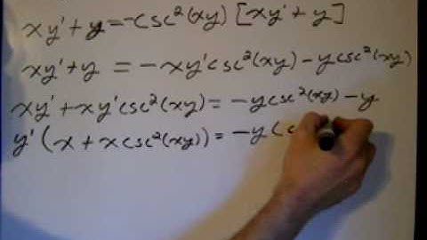 Implicit Differentiation(5)