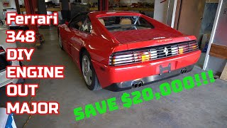 Ricambi america: https://www.ricambiamerica.com use the code ngs10 to
get 10% off your order!!! part 1 of ferrari 348 diy major engine out
service. f...