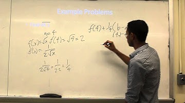 Calculus   Tangent Line Approximation