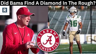 Did Alabama Find A Diamond In The Rough? | Alabama Football Transfer Portal News