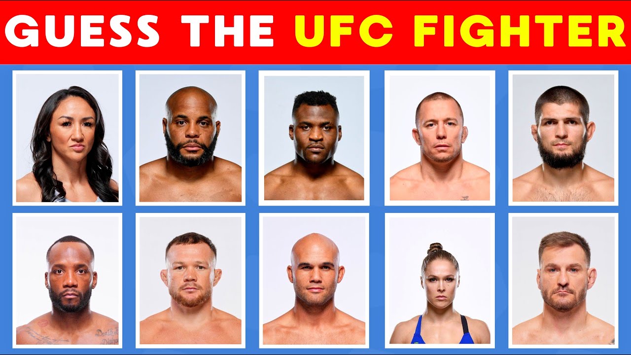 👊 3 Seconds to Name the UFC Fighter – Can You Handle It? 🥋