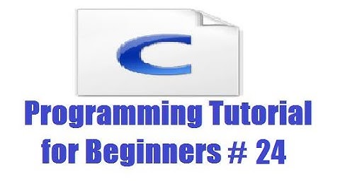 C Programming for Beginners 24 - Strings in C