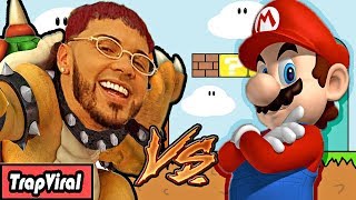 MARIO VS ANUEL BOWSER | BATALLAS VIRALES DE TRAP - ROMANOLAVOZ (VideoclipOficial)