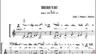 Heruvic glas 8 după I. Popescu-Pasărea, Cântările Sfintei Liturghii