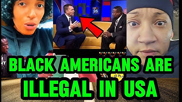 White man Says Black Americans are ILLEGAL in USA & INSTANTLY REGRETS.| he gets SCHOLLED on HISTORY.