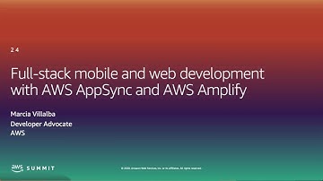 I Build Applications - Full-stack Mobile and Web Development With AWS Amplify (Level 300)