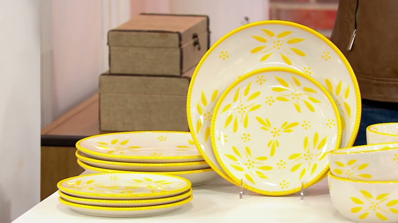 Temp-tations 16-Piece Essential Dinnerware Set on QVC