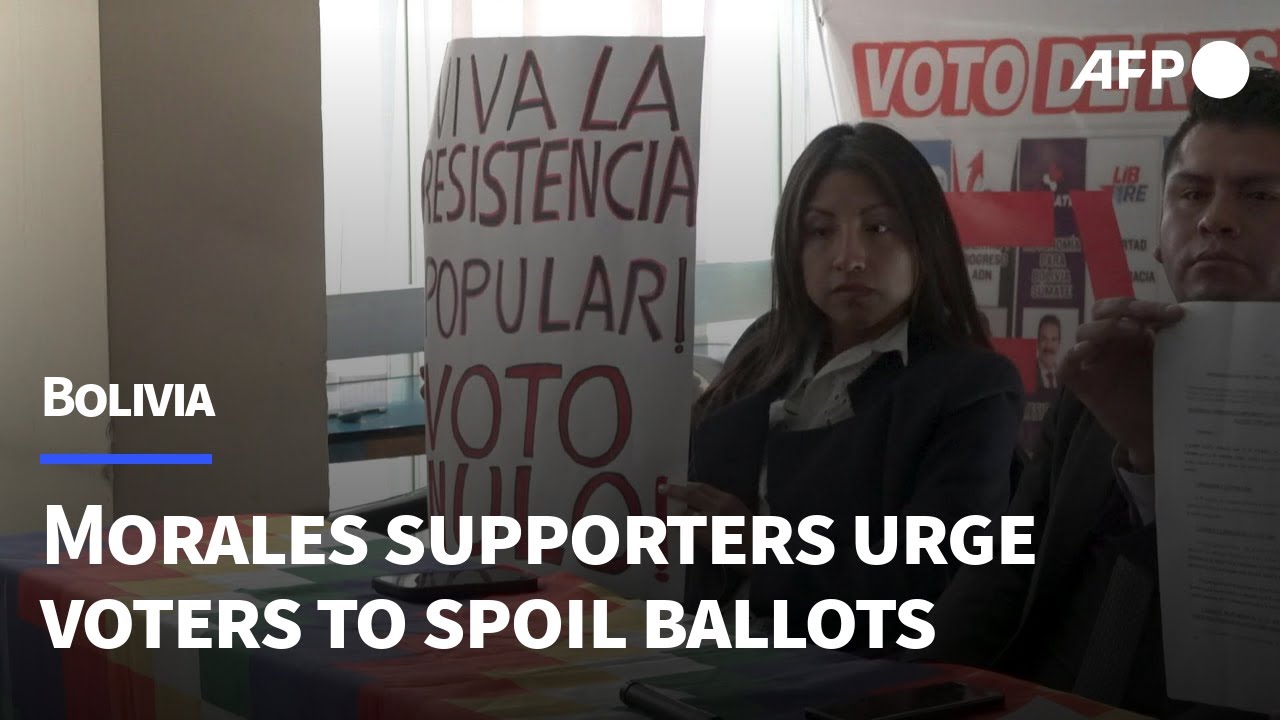 Evo Morales supporters inaugurate 'blank vote' campaign headquarters in Bolivia | AFP