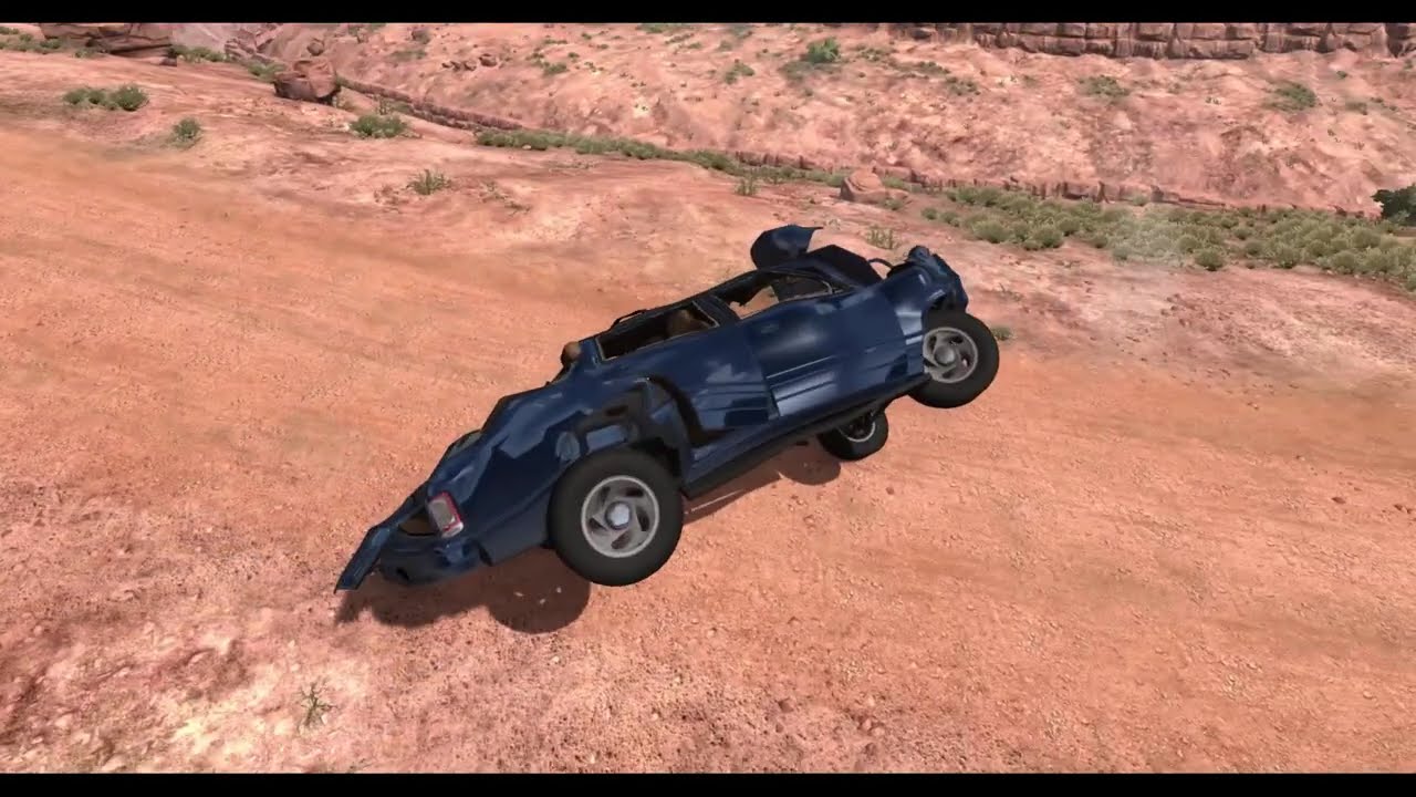 Cliff Drops #25 - BeamNG DRIVE | Cliff Fall