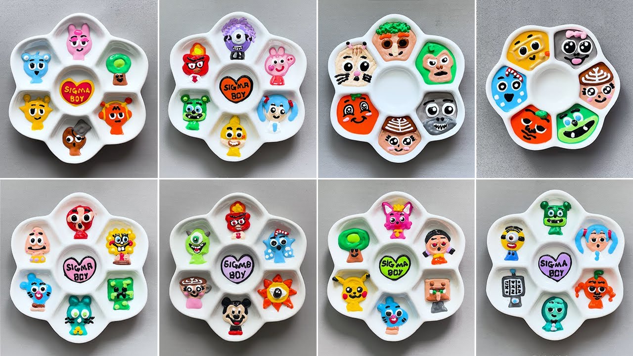 sprunki sigma boy color mixing collection 🧡 guess the fainal color?