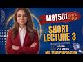 mgt501 short lecture 3 | mgt501 short lectures | Mid term prep Handout concept+20 Mcqs