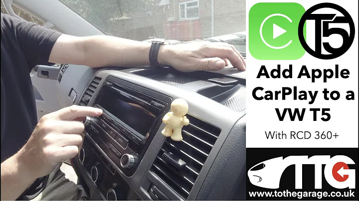 Upgrade a VW T5.1 Head unit to CarPlay and Android. Its Easy.   RCD 360 is Best VW T5 Head unit