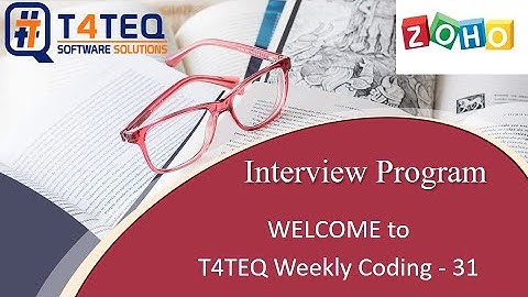 TWC -  31 - Zoho Interview Program - Abs Difference