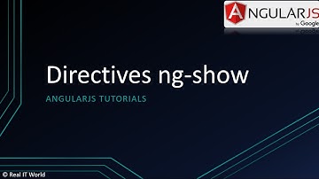 Angular js directives ng show (ngShow, ng-show) || Angular JS tutorials