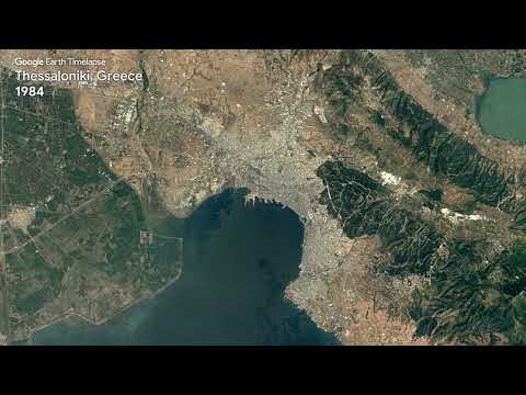 Thessaloniki, Greece - Earth Timelapse