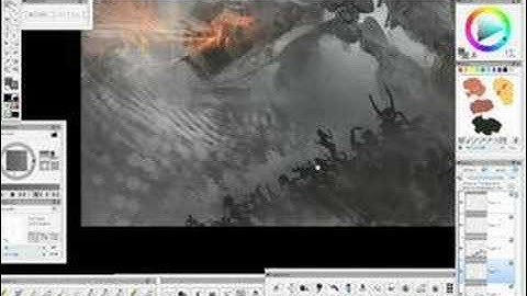 Andrew Jones Boss Monster Part Two - Corel Painter