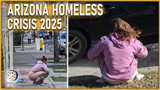 Arizona Homeless Crisis 2025: The Burning Reality Behind America’s Desert State| Homeless in America