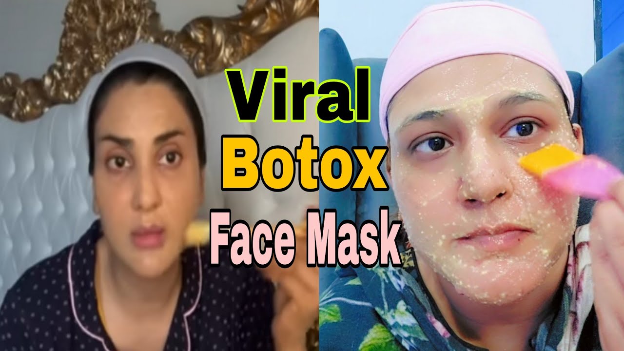 Let's Try Fiza Ali Viral Botox Mask for Glowing Skin | Honest Review ...