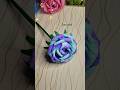 Diy how to make a rose with tissue paper/Aesthetic Rose craft/ #diycrafts #aesthetic #rose #trending