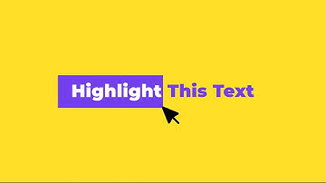Text Highlight Animation - 🎨 Made With CreateStudio