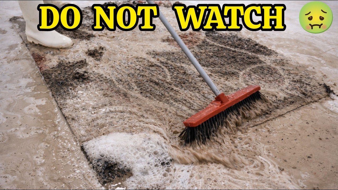 I Almost Threw This Rug Away… Watch What Happens ! Satisfying ASMR Carpet Cleaning
