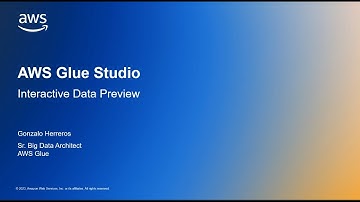 AWS Glue Studio Interactive Data Preview | Amazon Web Services