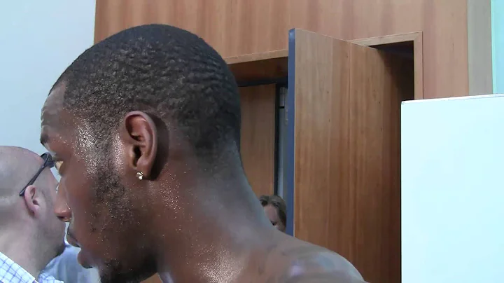 Former Jayhawk Tyshawn Taylor after Alumni game #1