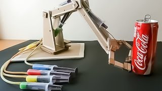 DIY Cardboard Hydraulic Arm