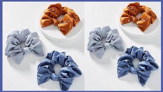 Hermoso Scrunchie de Satin o Seda/Fácil de Realizar/Easy Bow