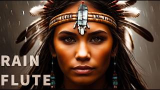 Peaceful Rain & Flute  Native American Flute Healing Meditation