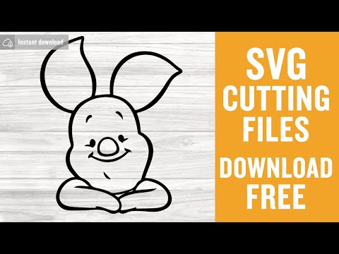 Disney Piglet Svg Free Cutting Files for Cricut Silhouette Free Download