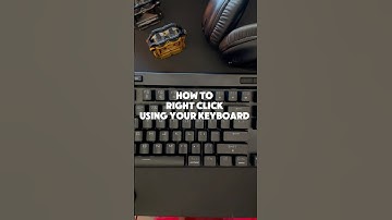 How to right click using your keyboard #shorts