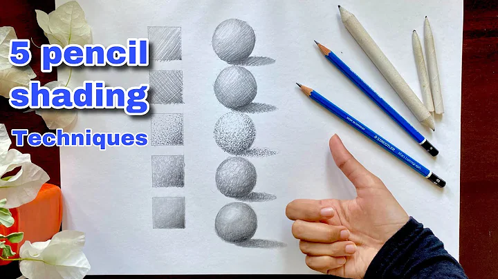 5 pencil shading techniques tutorial | SnapSketches