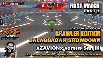 RAN Mobile: The Master Class - xZAVIONx VS. Sanjiiii (TMC SERVER) | Balagbagan Showdown Recap PART 1