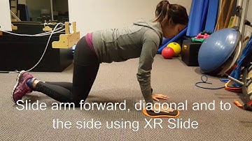 Shoulder proprioception exercise using XR slides