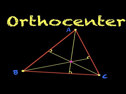 Video: De ce este important ortocentrul unui triunghi?