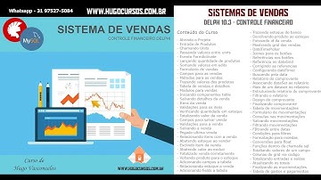 Controle Financeiro Delphi - Aula 07 - Lançando quantidade de produtos