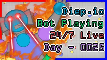 Diep.io - Bot Playing - 24/7 Live🔴 - Day 0025  - NCS Music