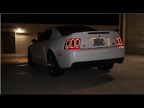 Raxiom led taillight install on 04 svt mustang