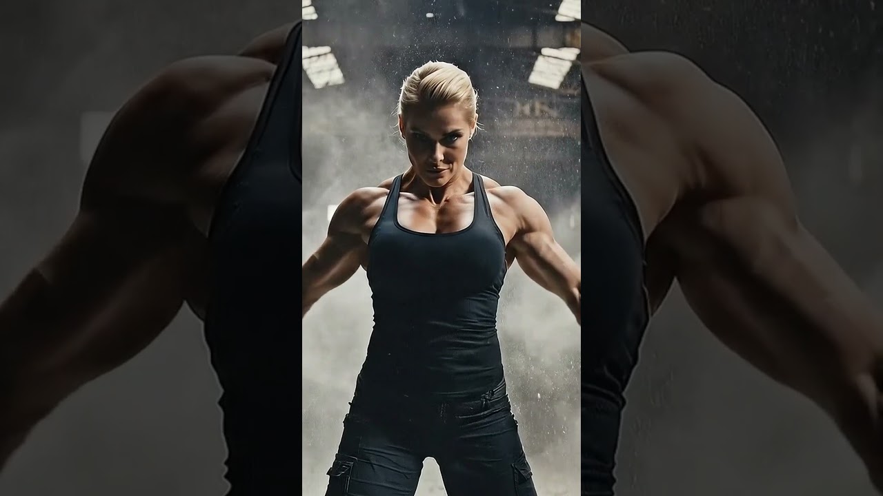 Unbreakable Will: Muscular Woman Training to Break Thicker Glass 