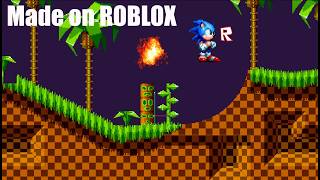 2D classic Sonic Framework on Roblox!