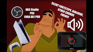 Silent Footsteps, Dialogue, and other audio Fix for Playstation 5 Capture Card in OBS Studio