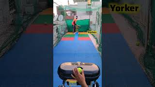 Yorker👉🏻batting practice🔥|Tennis cricket yorker ball🏏#shorts #cricket #ipl
