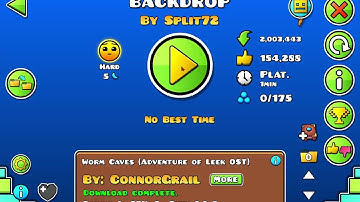 "Backdrop" by Split72 | Geometry Dash