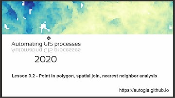 AutoGIS 2020 Lesson 3.2 - Spatial queries, spatial join, nearest neighbor analysis