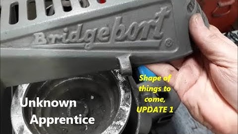 Bridgeport Shaper Attachment ; The shape of things to come Update 1