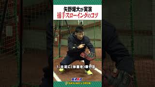 セカンド送球1,8秒を叶えるために矢野燿大スローイングのコツ